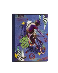 Cuaderno grande 100h Rush kids cosido