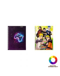 Cuaderno masculino resistente escolar