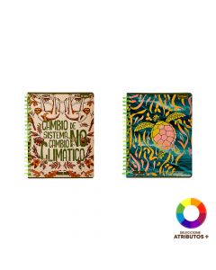 Cuaderno ecológico resistente escolar