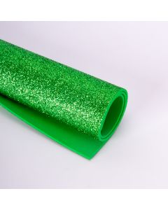 Foam escarchado 20x30cm verde claro