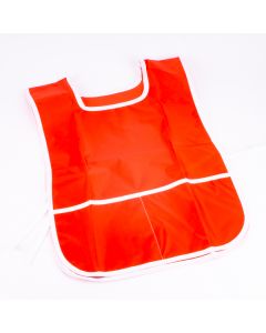 Delantal búho impermeable rojo