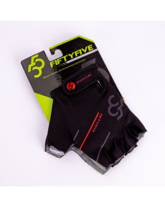 Guantes Bc Fiftyfive dedo corto xc negro/rojo m