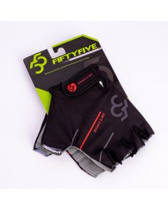 Guantes Bc Fiftyfive dedo corto xc negro/rojo m