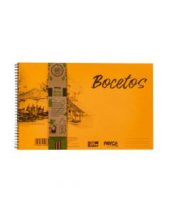 Cuaderno dibujo 733 bocetos doble carta 40 hojas