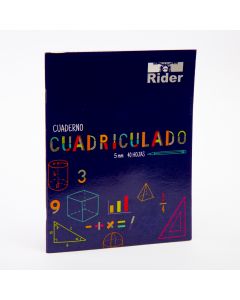 Cuaderno cuadriculado 5mm 40h