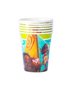 Vaso cartón estampado Moana 6und