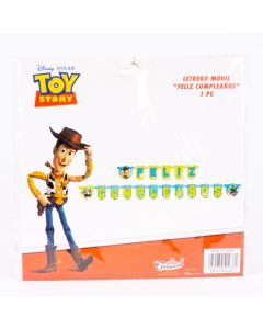 Letrero carnival feliz cumpleaños Toy Story