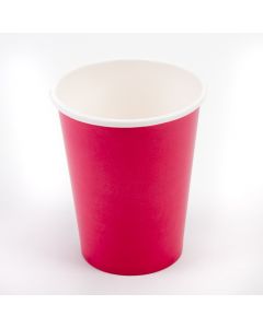 Vaso cartón 8und fucsia