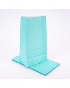Bolsa papel carnival liso 8und celeste