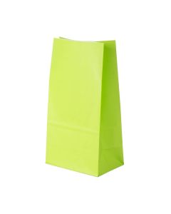 Bolsa papel lisa 8und verde limón