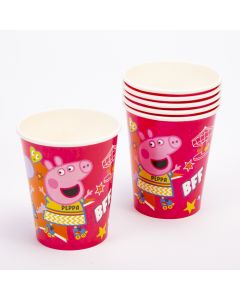 Vaso cartón Carnival Peppa Pig bff 9oz 6und