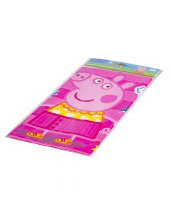 Mantel plástico carnival estampado Peppa Pig bff rosado