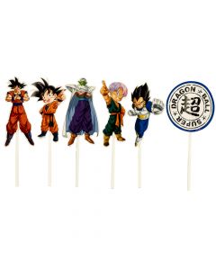 Topper decorativo Dragon Ball 6und