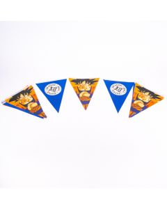 Banderín decorativo estampado Dragon Ball super