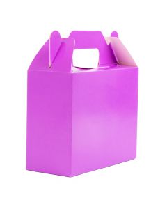 Caja cartón lisa 8und purpura