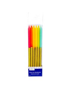 Candela decorativa lisa 12pzas