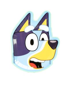 Plato cartón estampado Bluey 9pulg 6und