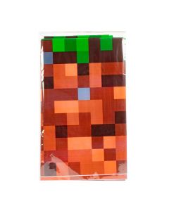 Mantel plástico estampado minecraft 108x182cm