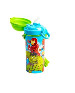 Envase plástico estampado Avengers con tira colgante