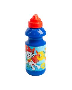 Envase plástico estampado Paw Patrol 500ml azul y rojo