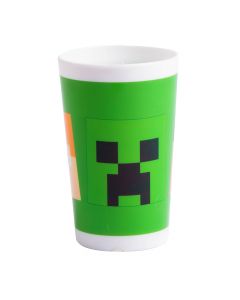 Vaso plástico estampado Minecraft 14.5oz