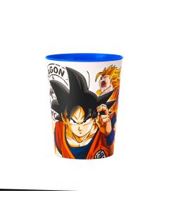 Vaso plástico estampado Dragón Ball azul oscuro