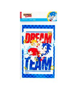 Bolsa plastico estampado sonic dream team 12und multicolor