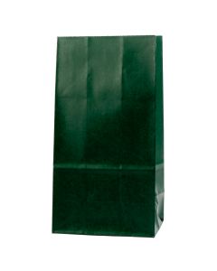 Bolsa papel lisa 8und verde oscuro