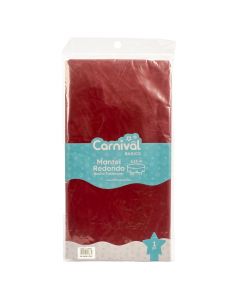Mantel redondo 213cm vino