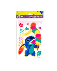 Bolsa plastico estampado Stitch chillin 12und multicolor