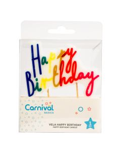 Candela happy birthday multicolor