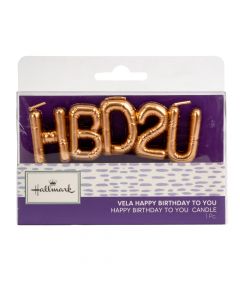 Candela lisa HBD2U oro rosa