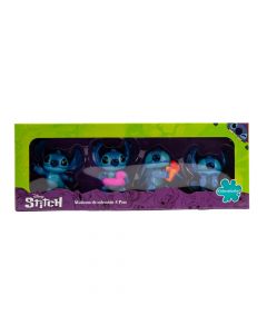 Figura plástico Stitch 4pzas surtido