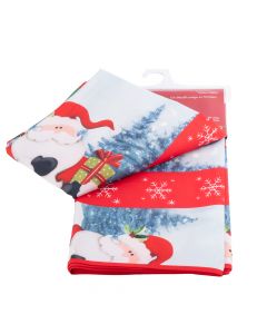 Mantel navideño estampado santa 