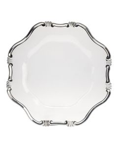 Porta plato navideño transparente