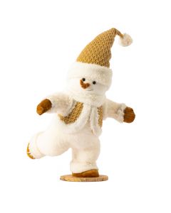 Figura navideña muñeco nieve 