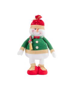 Peluche navideño santa/muñeco nieve 