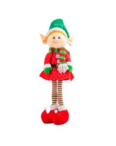 Peluche navideño elfo 30pulg surtido