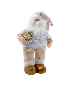 Peluche navideño santa/muñeco nieve 43cm