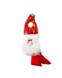 Peluche colgante navideño santa muñeco nieve 76cm 