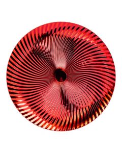 Portaplato navideño 33 cm rojo