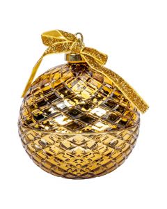 Candela esfera dorada
