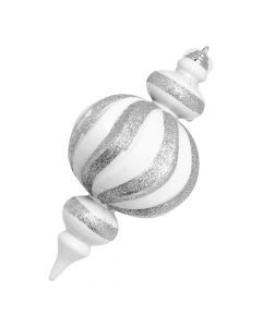 Esfera trompo escarchada