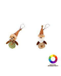 Peluche colgante navideño afelpado