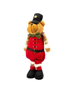 Peluche navideño oso rojo