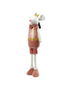 Peluche ratón navideño 59 cm
