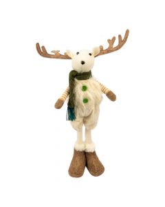 Peluche reno navideño afelpado