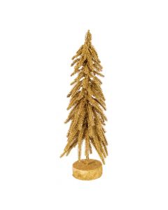 Árbol navideño dorado