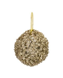 Figura colgante navideña champagne