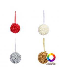 Esfera navideña con relieve